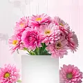 Цветы в шляпных коробках